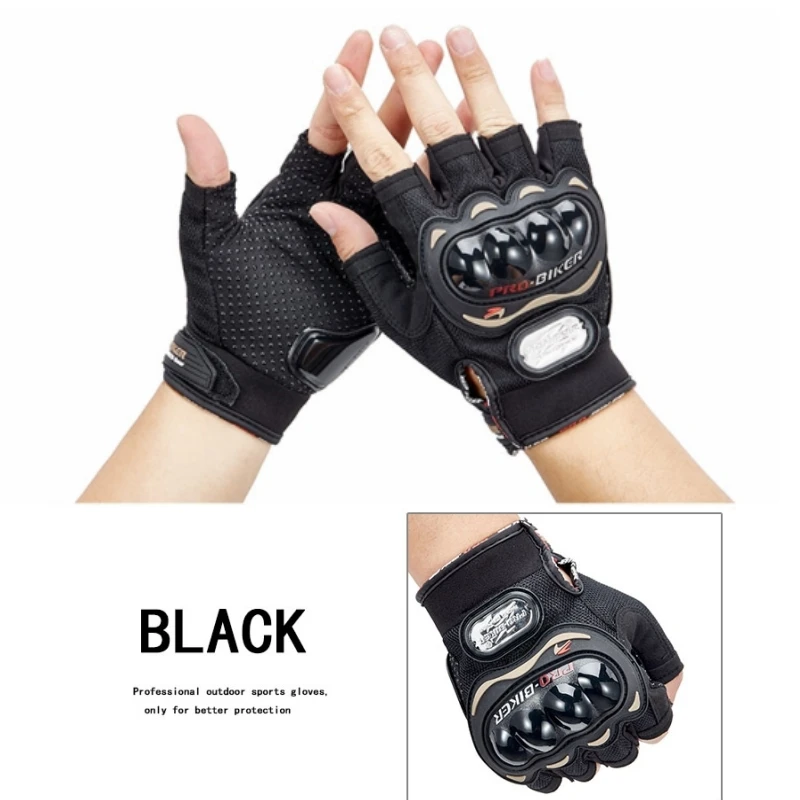 

Мотоциклетные перчатки с половиной пальца, дышащие перчатки для мотогонок, спортивные перчатки для мотокросса на открытом воздухе