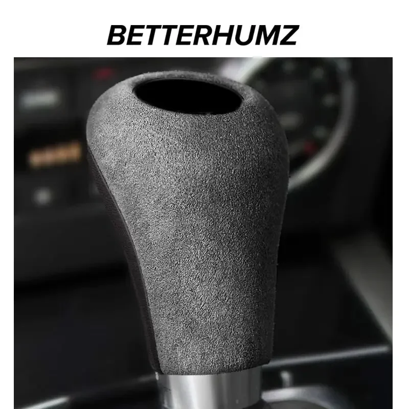 

For Mercedes Benz W169 W203 W204 W211 W212 Class G GLS Made of Alcantara Wrap Gear Shift Knob Trim Cover Car Inteiror Accessory