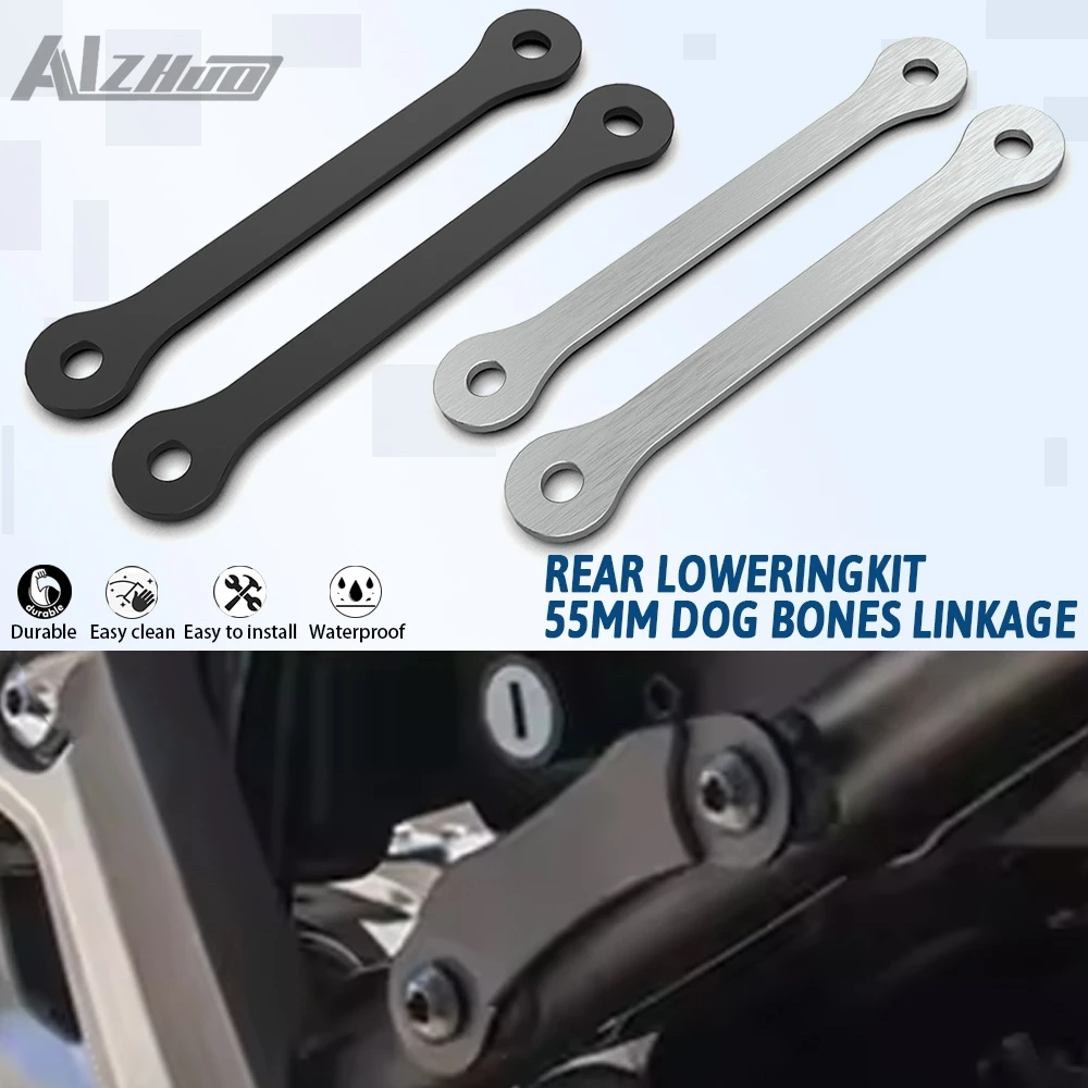 

55 мм для Suzuki GSF1250 GSF 1250 2007-2012 мотоциклетный комплект заднего опускания, кости рычага для собак GSF 1200 GSF1200 Bandit 1996-2006