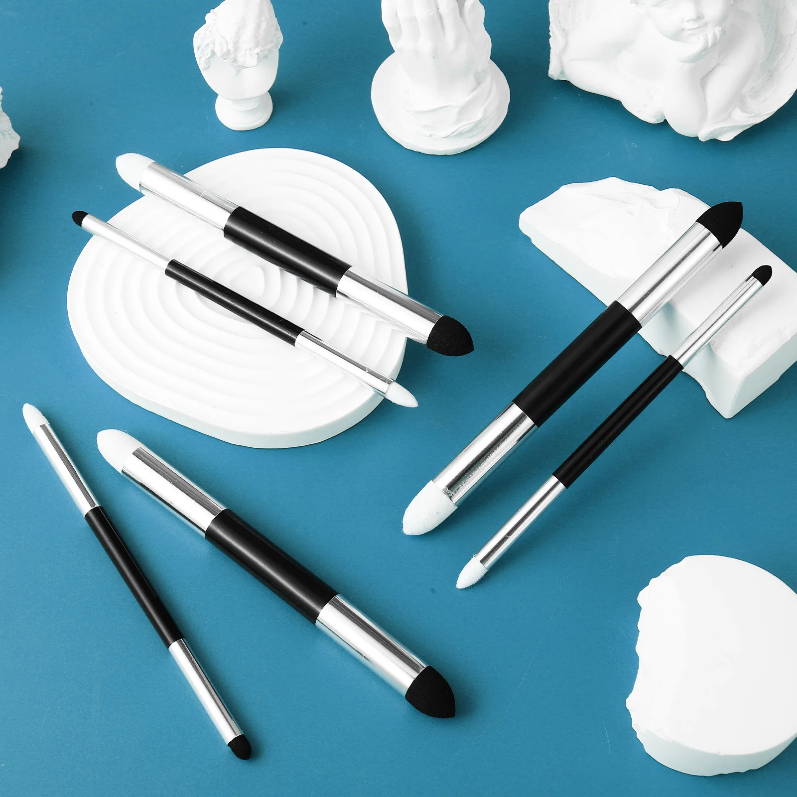 

6 pcs Blending Sponge Pen For Drawing Dual Tip Blending Stump Art Sketching Tool Long-Lasting Soft Erasing Drawing Supplies