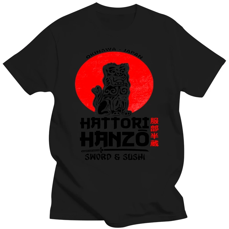 Tyburn Hattori Hanzo Men Tees T-Shirts COOL Casual Apparel Fashion Quentin Tarantino Samurai Okinawa Japan Japanese Movie