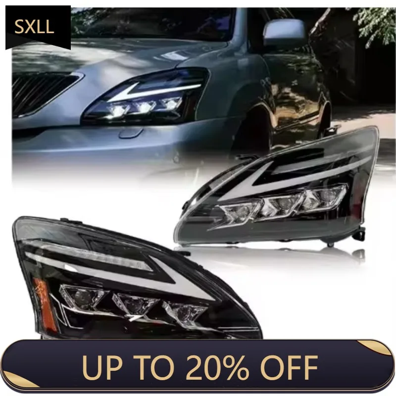 

SXLL Высококачественные фары GX 2003 2009, автозапчасти GX470, передние фары Plug and Play, светоизлучающие диодные фары