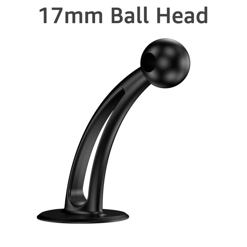 17mm Ball Head Car Dashboard Sticker Base Car Cell Phone Mount Base Universal Car Mobile Phone Stand GPS Bracket Accessories
