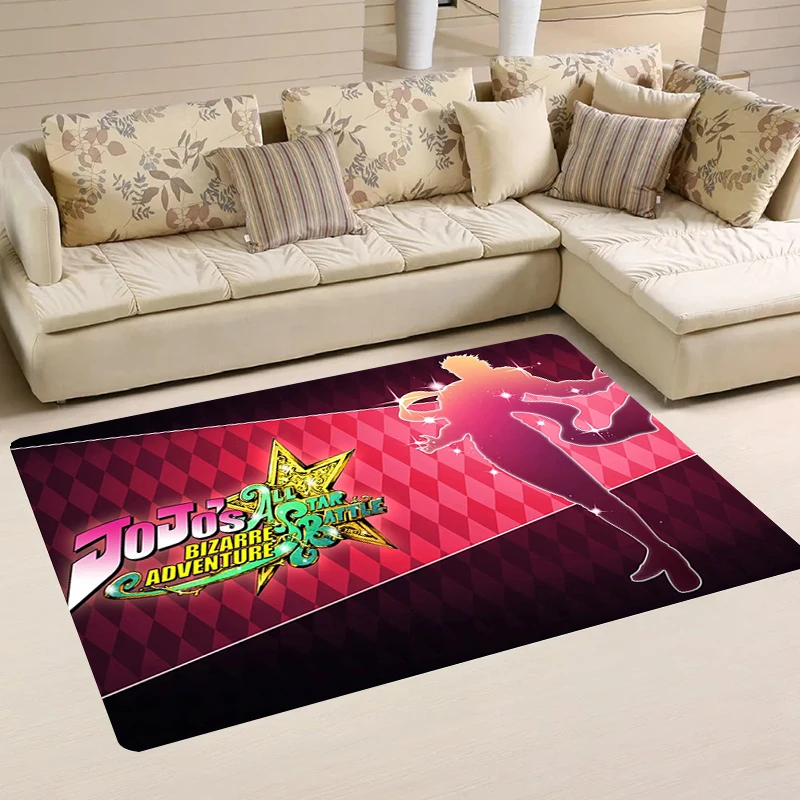 

Dio JoJo Bizarre Adventure Carpets Anime Kitchen Carpet Cartoon Aesthetic Room Decoration Balcony Floor Mat Home Foot Rug Door