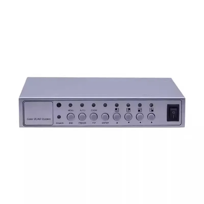 Limited Offer Screen Splitter 4 Channels Desktop Rack With Loop Pass VGA Color High-resolution Video Splitter 2 Channels