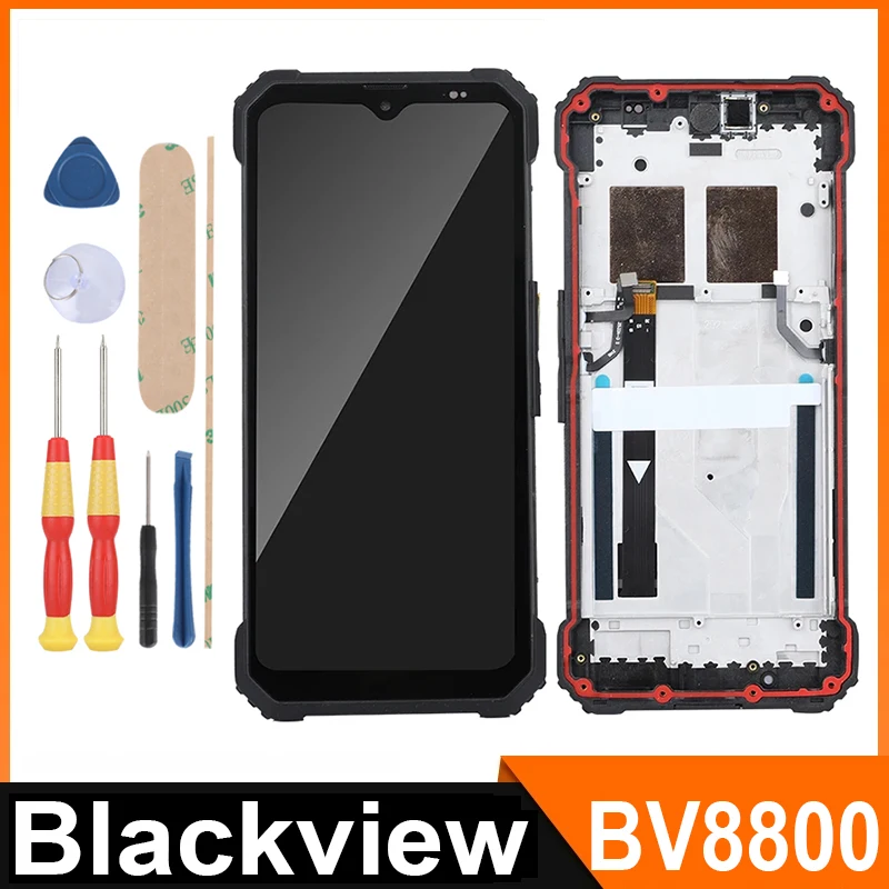 Blackview BV8800 BL8800 BL8800 Pro/ 6.58 인치 FHD, LCD 디스플레이, 터치 스크린, 프레임 포함