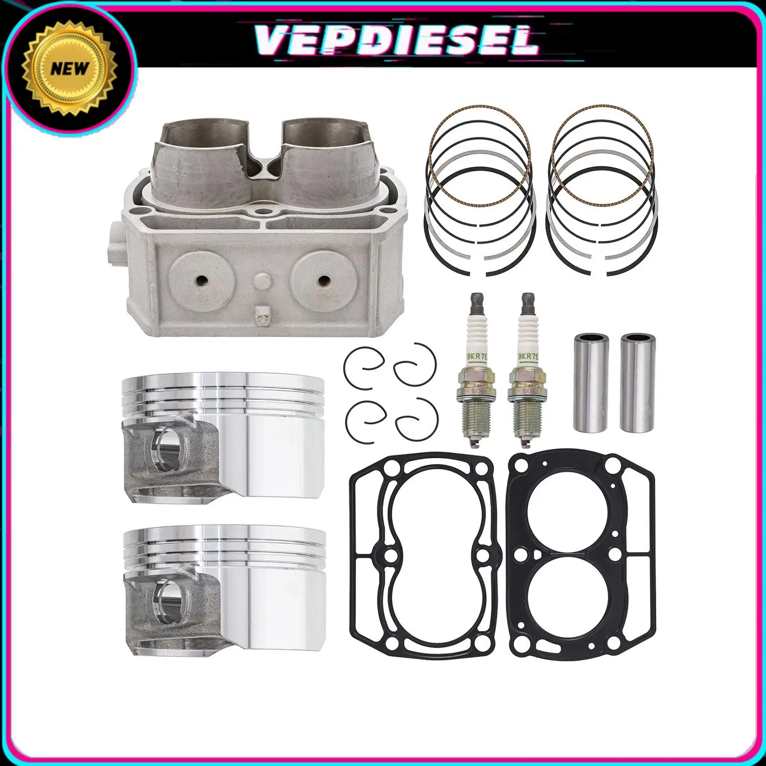 

Комплект прокладок поршня цилиндра мотоцикла для Polaris Ranger RZR Sportsman 700 800, аксессуары для цилиндров двигателя мотоцикла