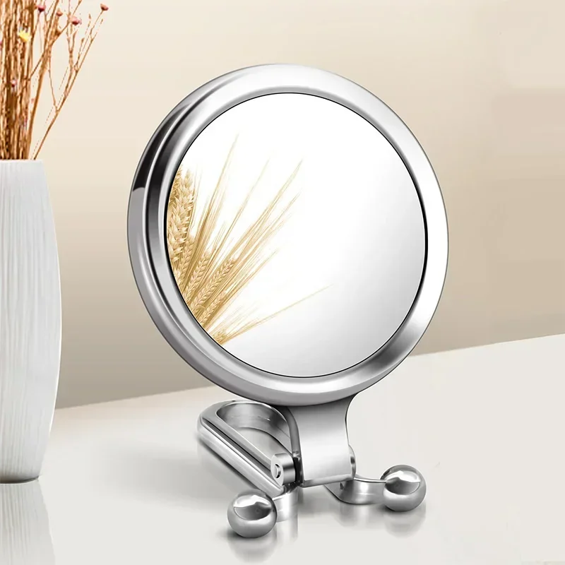 Espelho de maquiagem brilhante, Handheld Vanity Mirror, Espelho de mão dobrável, Espelho de bolso, Compact Make Up Tools, 2 pcs, 5 pcs, 10 pcs