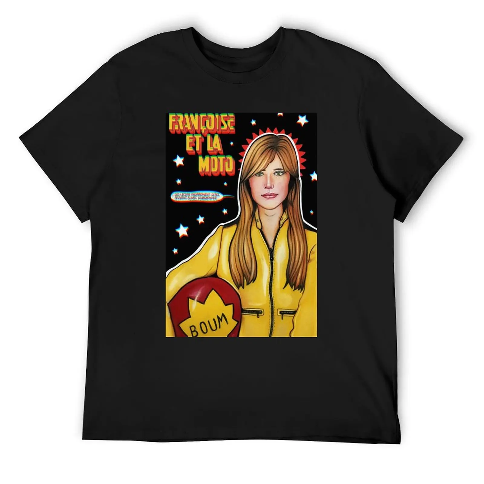 Francoise Hardy T-Shirt blacks anime oversized graphic tee rapper graphic tees t shirts for men pack