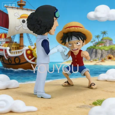 

Genuine Bandai Banpresto One Piece Wcf Vol.16 Luffy Vs Kuzan PVC Figure Model Character