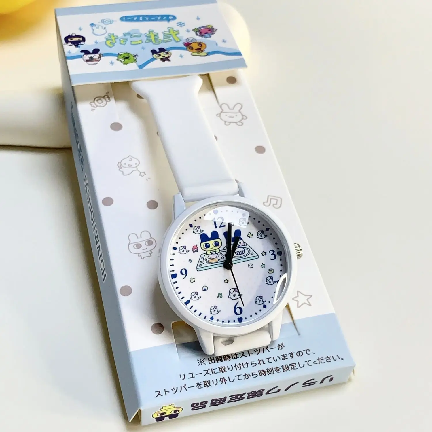 Tamagotchi Silicone Watch Student Wristwatch for Middle and High School Students, Exam Analog Quartz Watch, Birthday Gift
