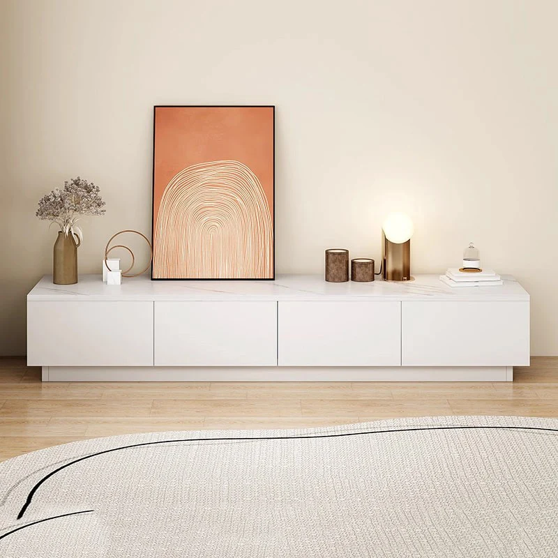 غرفة المعيشة الموقد التلفزيون تقف الترفيه الحديثة مصمم التلفزيون تقف الرف الأبيض موبليس الفقرة التلفزيون أثاث النمط الصيني #3