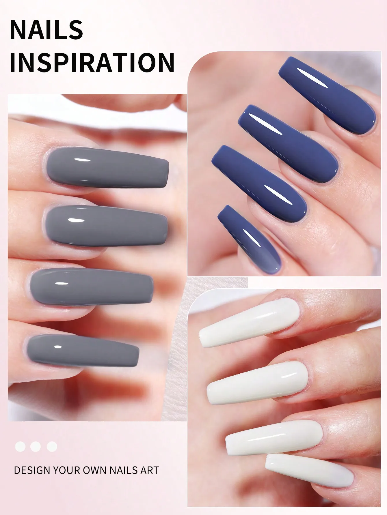 3Pcs 15ML Gel Nail Polish Set, Popular Color Gel Varnish Kit, Soak Off UV/LED Gel Polish, For Home Salon Nail Art DIY