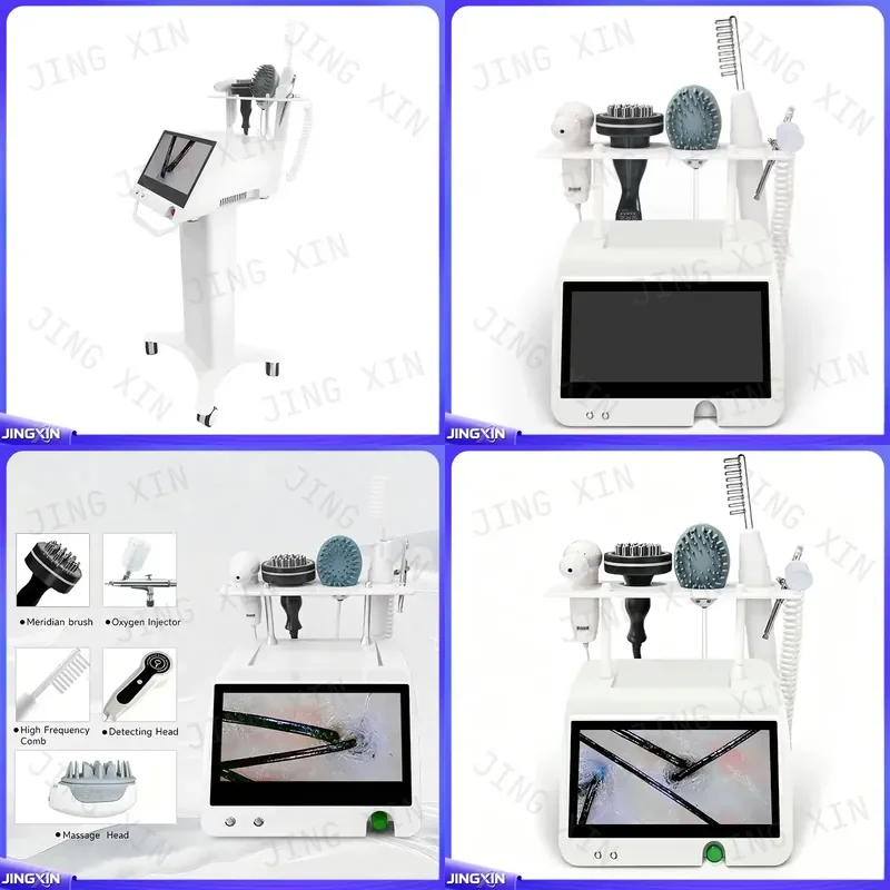 custom for 12 Inch Desktop Scalp Care Hair Follicle Detector Meridian Massage Wellness Center Five in One Instrument