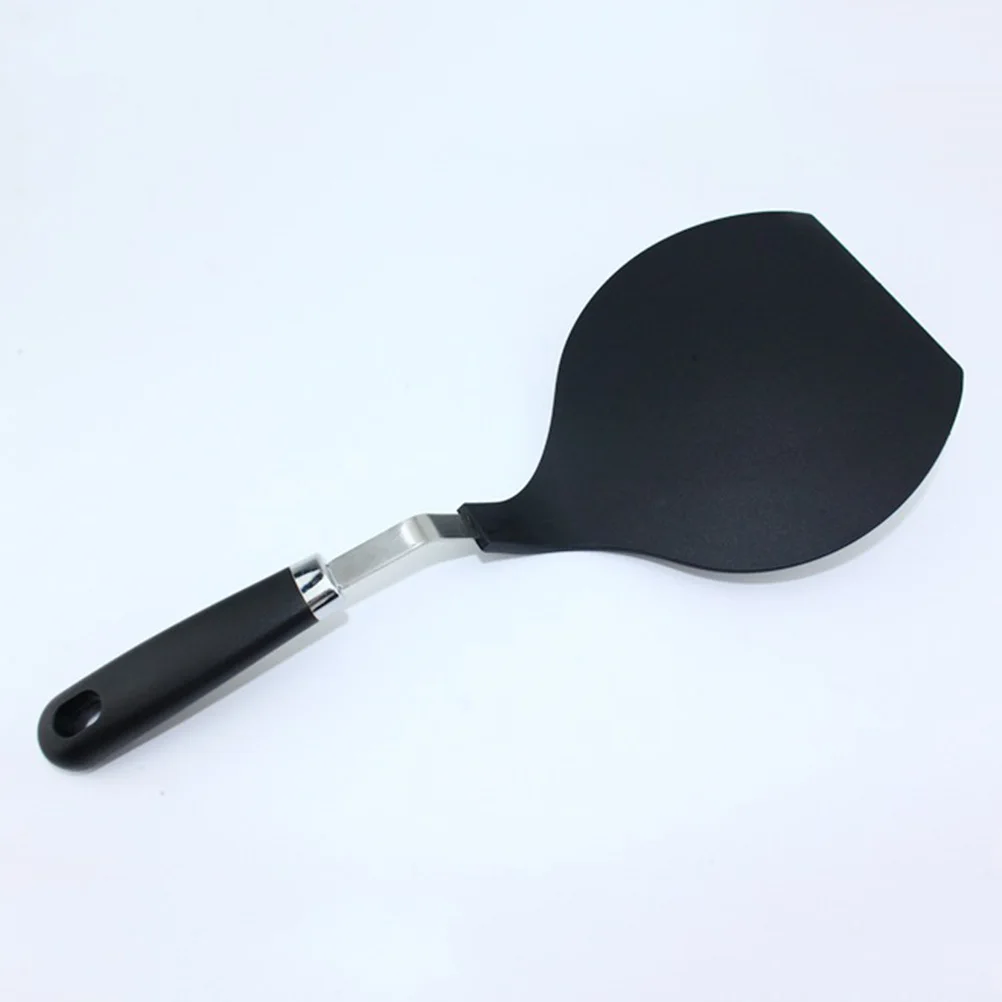 

Heat Resistant Nylon Cooking Shovel Black Non-Stick Kitchen Tool For Pizza Bread Pancakes Baking Turner Spatula