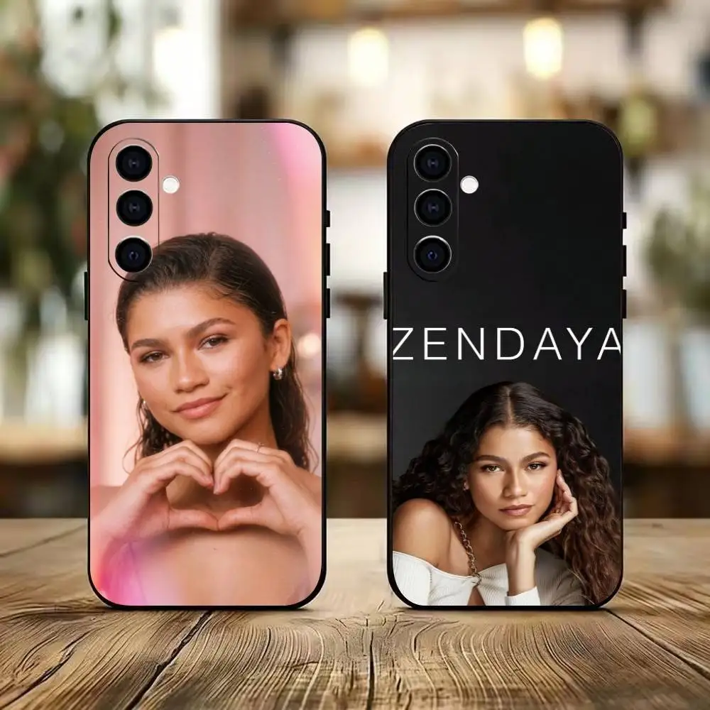 

Z-Zendaya Phone Case For Samsung Galaxy A73,A72,A71,A70,A53,A52,A51,Others Soft Black Cover