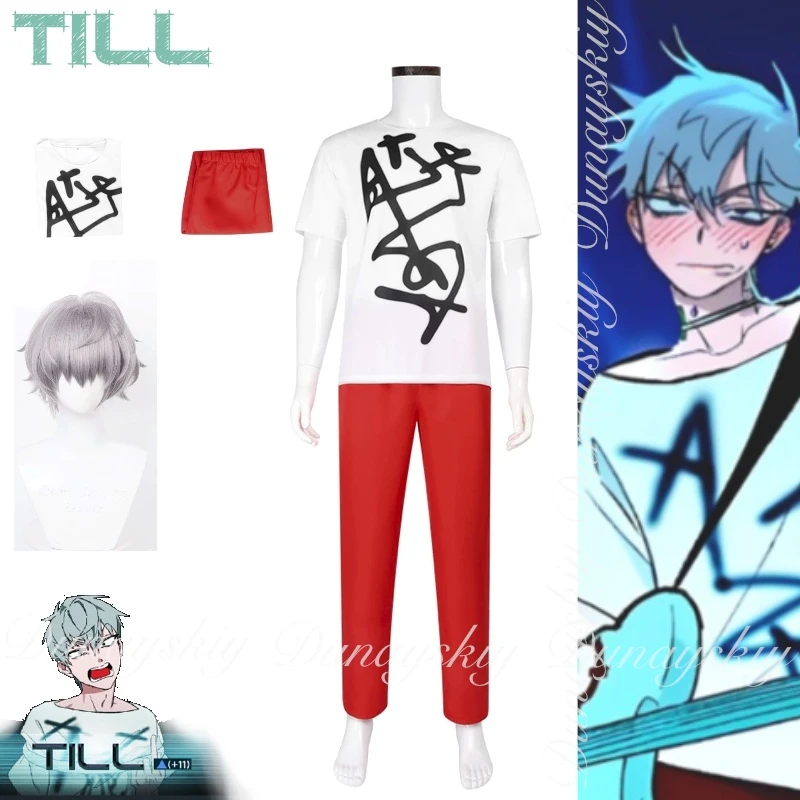 

Alien Stage R7 Till Blink Gone One Character Of Singer As Human With White Shirt And Red Pants Cosplay Costume Anime Full Of Set