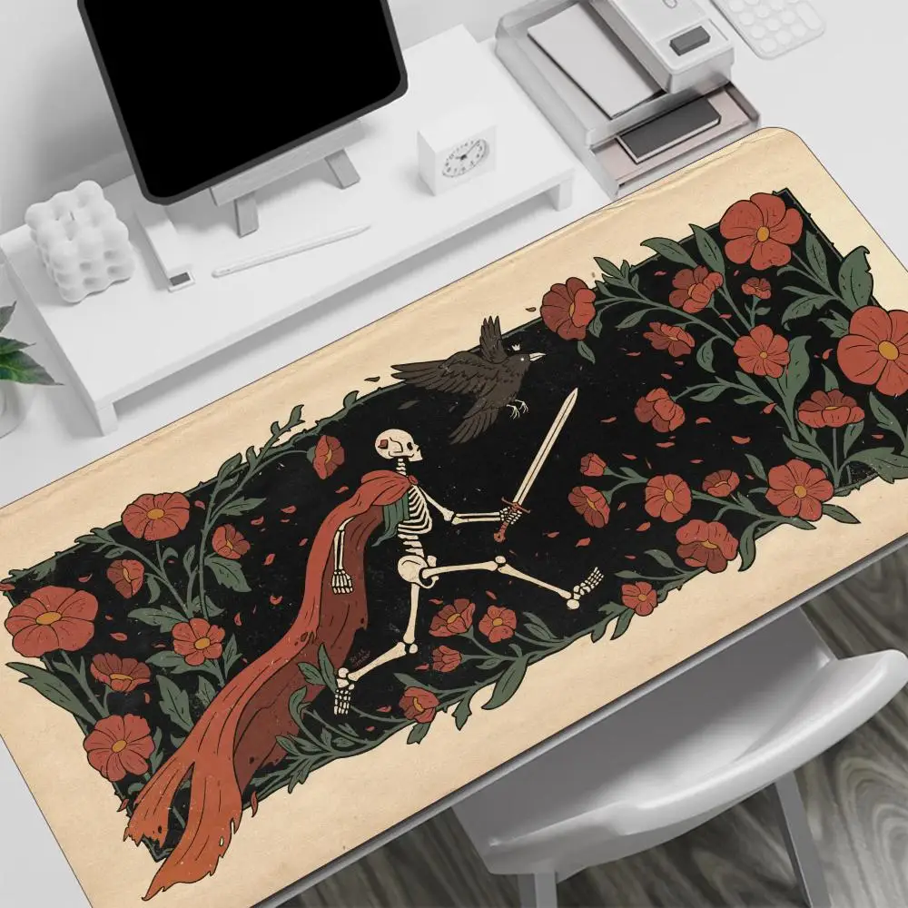 

Skeleton Knight, Rose Mouse Gift table mat games Mouse pads laptop large size Pad