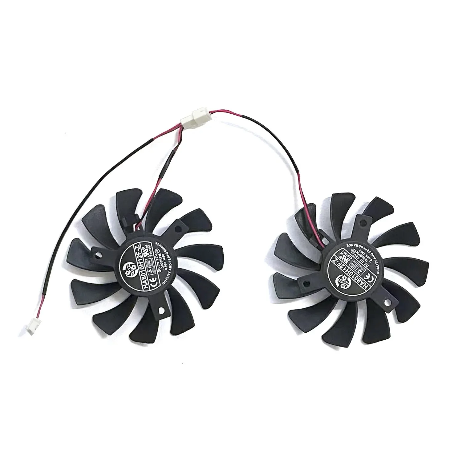 Ventilador de placa gráfica Gpu, 2pin, 75mm, ha8010h12f-z, para msi geforce gtx 1650, super Ventus, xs