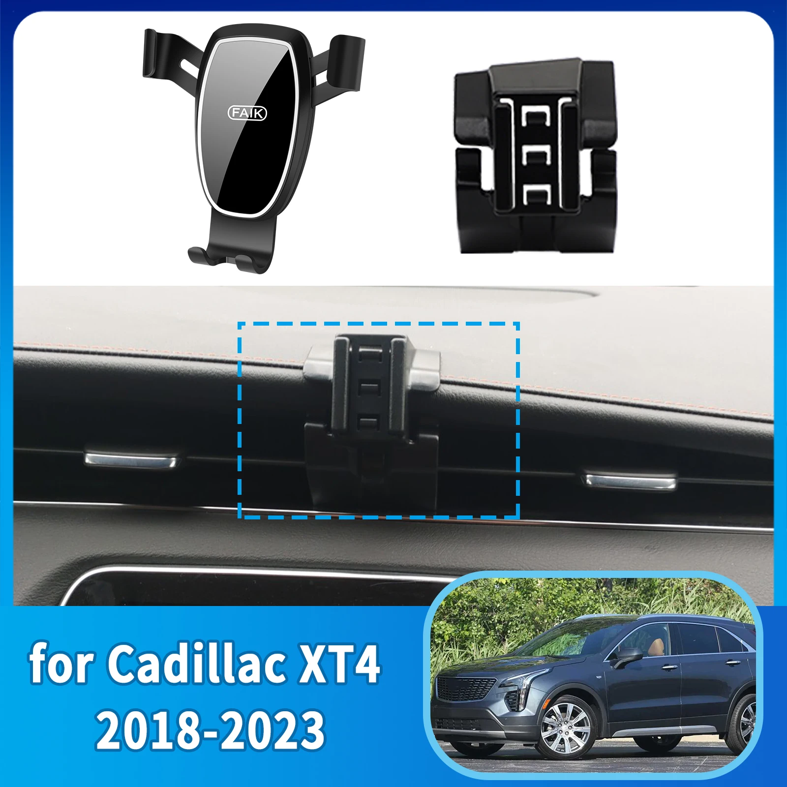 

Car Mobile Phone Holder for Cadillac XT4 2018~2023 Accessories GPS Bracket Navigation Stand Auto