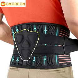 Back Support Belt for Women Men,Breathable Lower Back Brace with Lumbar Pad,Lower Back Pain Relief for Herniated Disc, Scoliosis