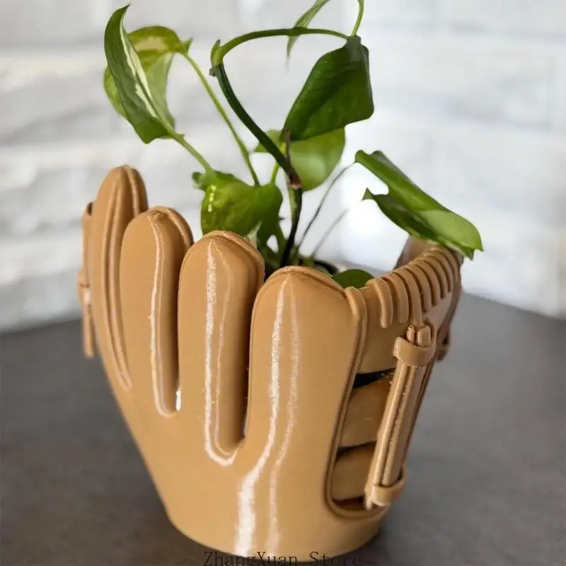 Kugelförmiger, kreativer Blumentopfschmuck aus Kunstharz für die Inneneinrichtung, fleischig, 3 x – Detail 4