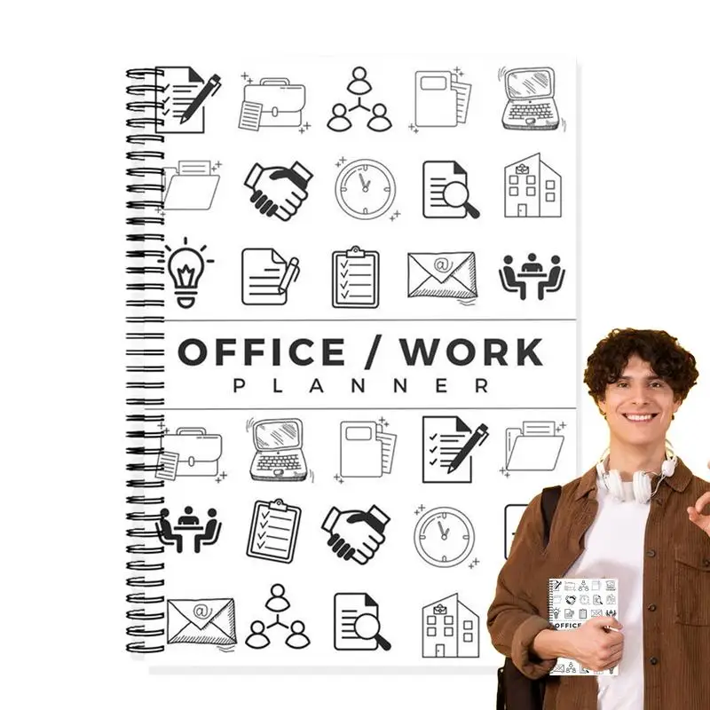 

Planning Notebook Work Notebook Organizer Planner Daily Monthly Hardcover Aesthetic Notes Journal Smooth Writing For School