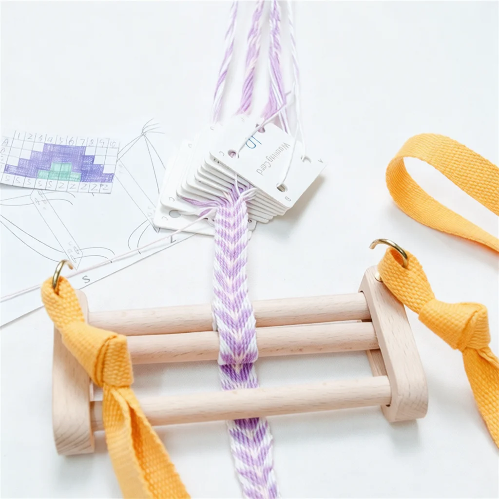 Tablet Weaving Accessories - Handmade DIY Tablet Weaving Cards Loom