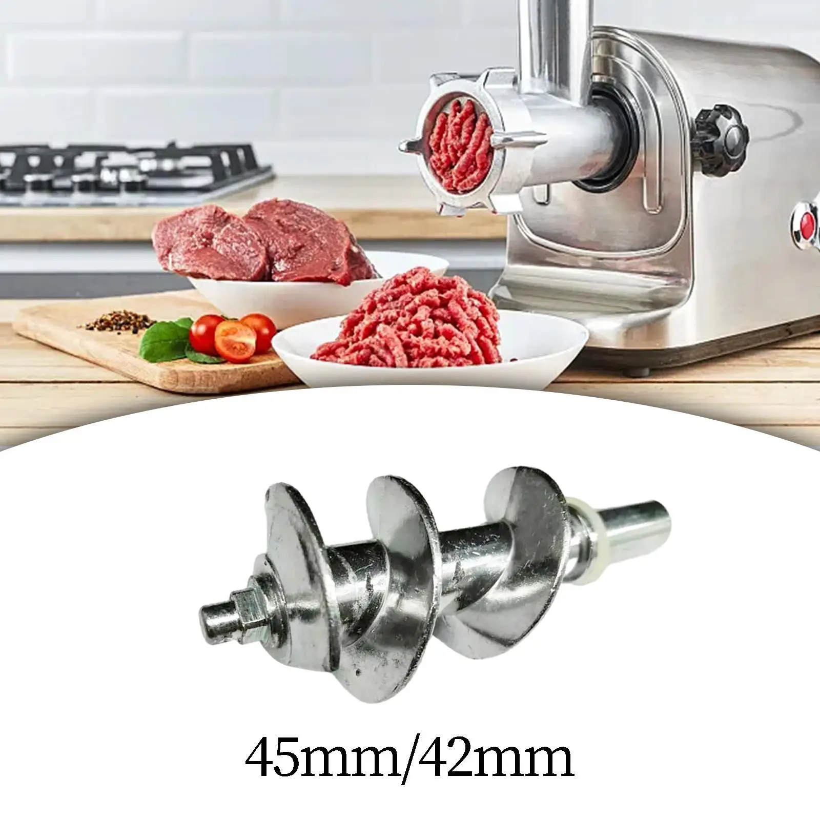 Meat Grinder Screw Auger Duable Spare Parts Replacement Meat Grinder Screw for 010162C G20prpwdr G1300pwtq MG1501 M01M150