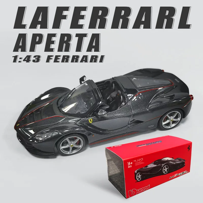 In Stock Bburago 1:43  Ferrari Sports Car Alloy Miniature Diecast Model Daytona Sp3 Ferrari Fxx K SF90 Stradale Toy Car Kid Gift