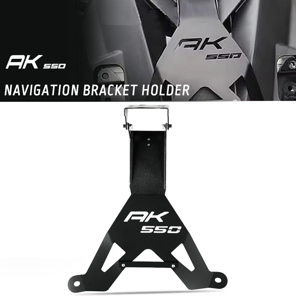 

FOR KYMCO AK 550 Windshield Mount Front Phone Stand Holder Smartphone Phone GPS Navigaton Plate Bracket 22 2023 2024 2025 AK550