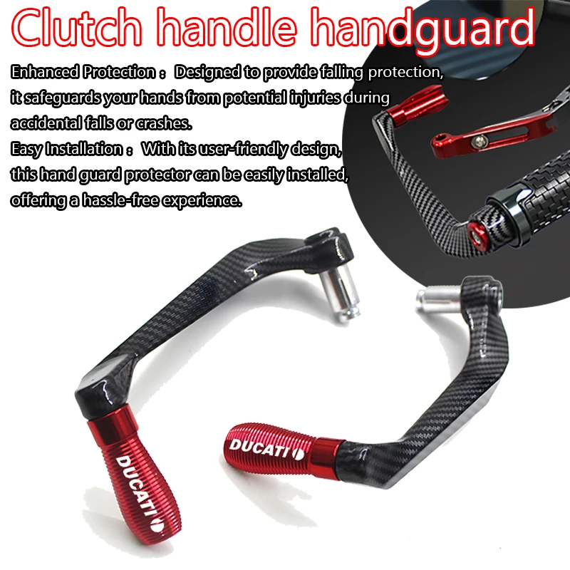 Motorcycle Handlebar Grips Guard Brake Clutch Lever Protector For Ducati Panigale Diavel Superleggera V4 V2 Scrambler Monster