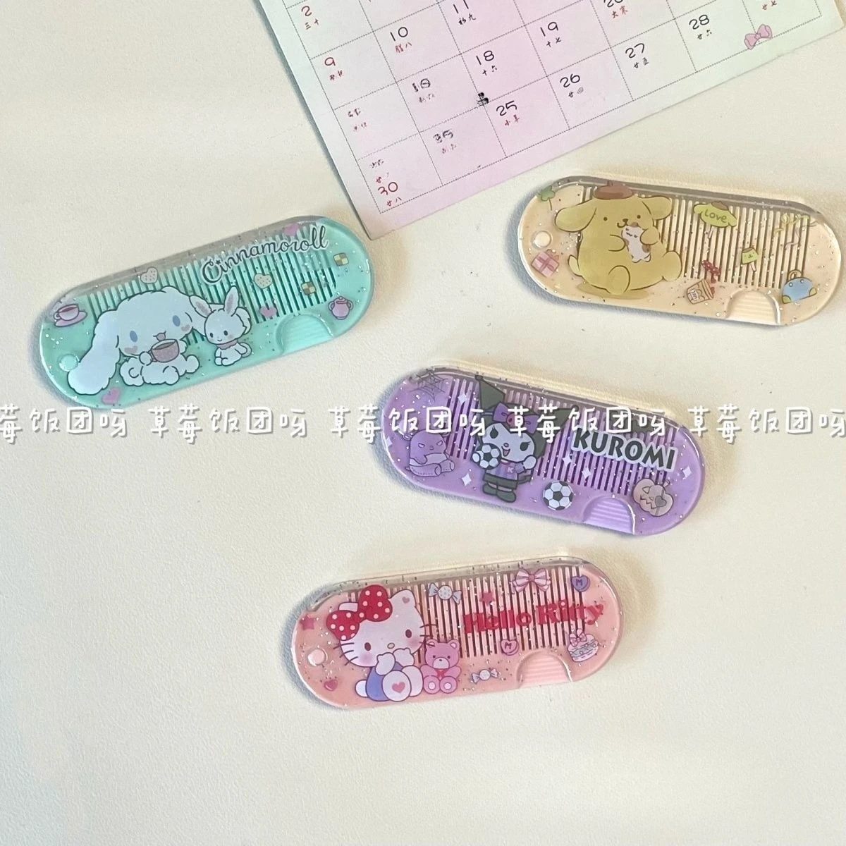 

HelloKitty Comb Convenient Mini Small and Exquisite Foldable Cartoon Bangs Comb Cute Fashion Delicate Versatile Smooth Hair Comb