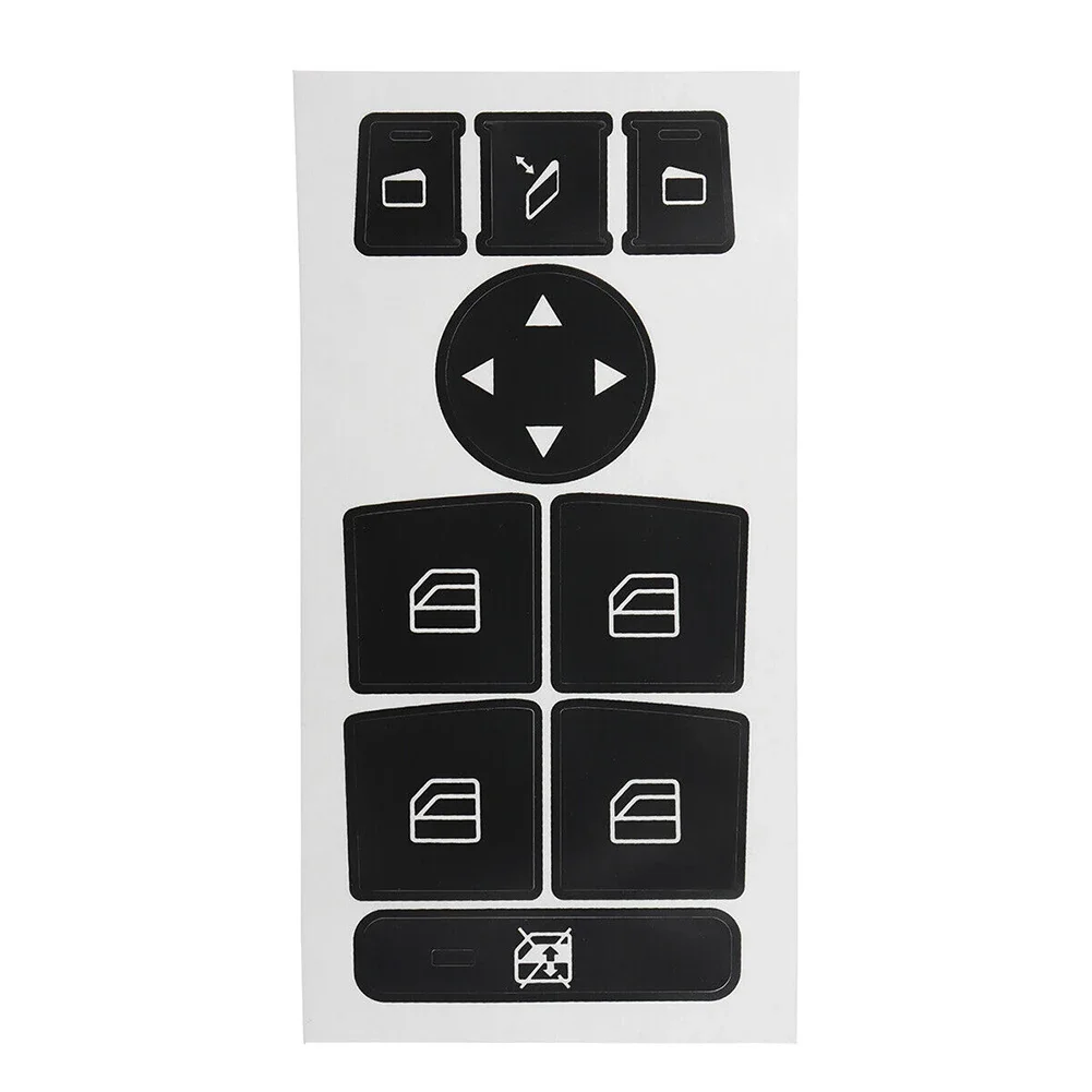 Switch Knob Repair Sticker For Mercedes W204 C-Class Vehicles Including C300 C250 C230 C200 C180 2007-2014 Interior Use