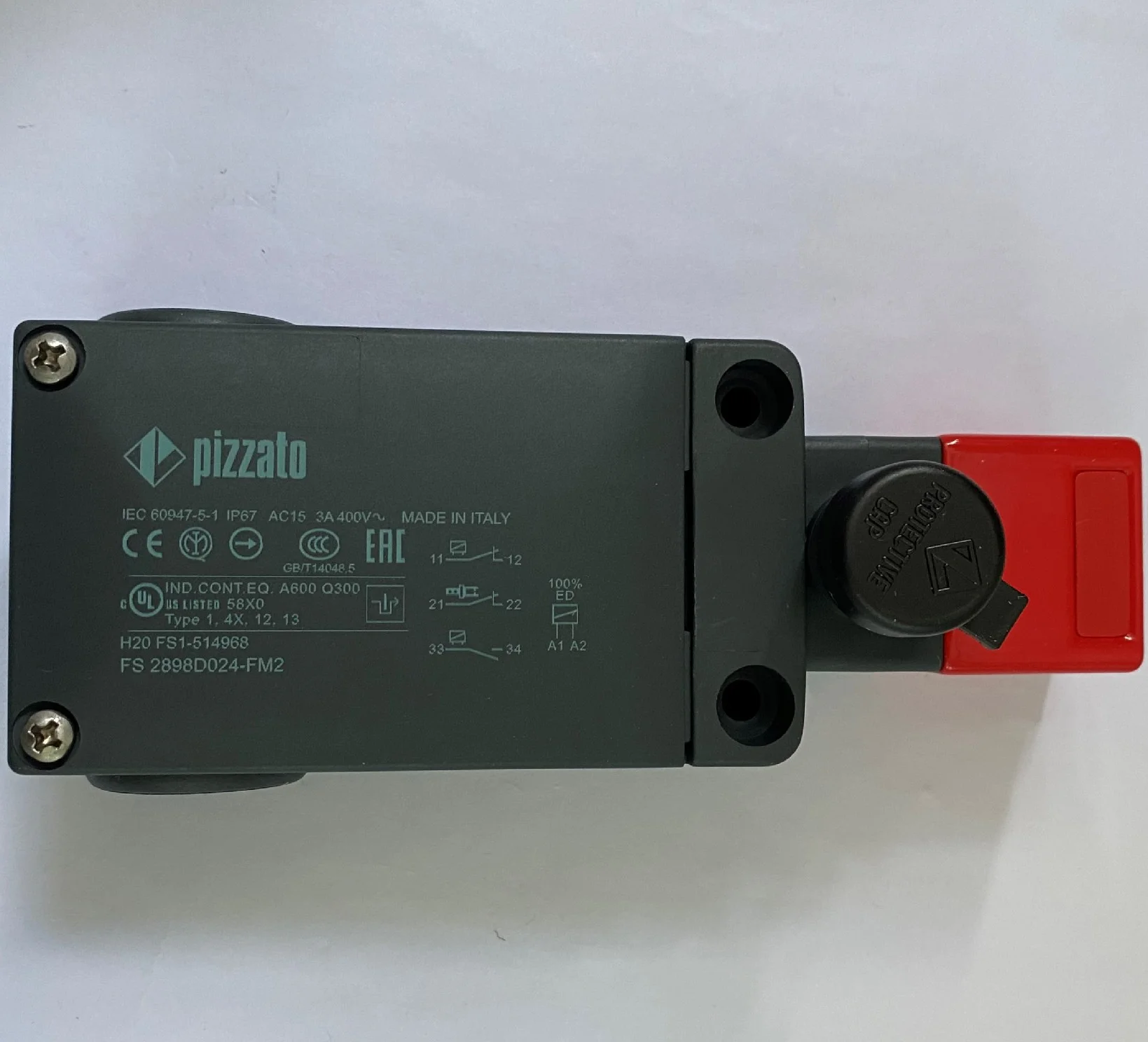 

New original Pizzato door lock switch FS 2898D024-FM2