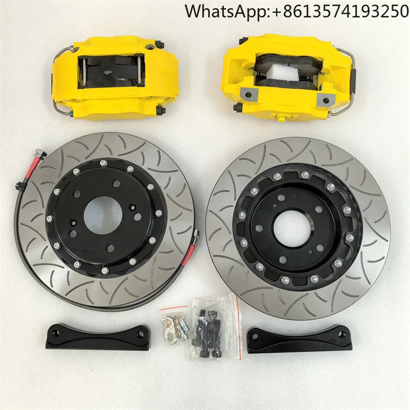 

For Big Brake Kit Front 4 Pot Caliper with 28/295 mm Disc Rotor Auto Brake System for 15/16 Inch Rim Car Model