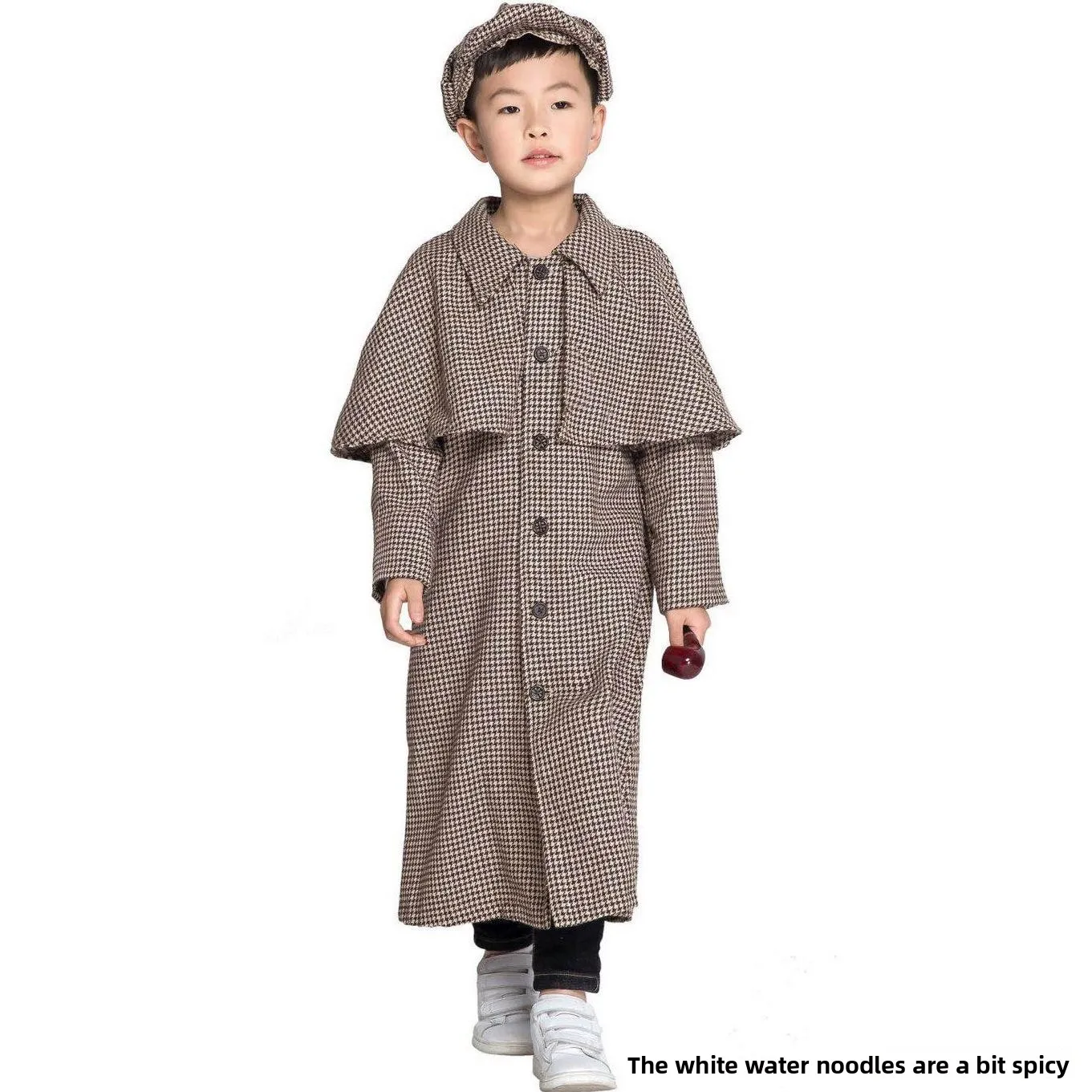 Costume d'halloween pour spectacle sur scène de maternelle, jeu de rôle pour garçons, vêtements traditionnels chinois pour la journée des enfants erlo Holmes