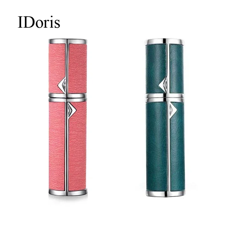 

IDoris Empty Cosmetic Storage Bottle 5ml Portable Travel Mini Container Aluminum Refillable Perfume Spray Bottle Water Container