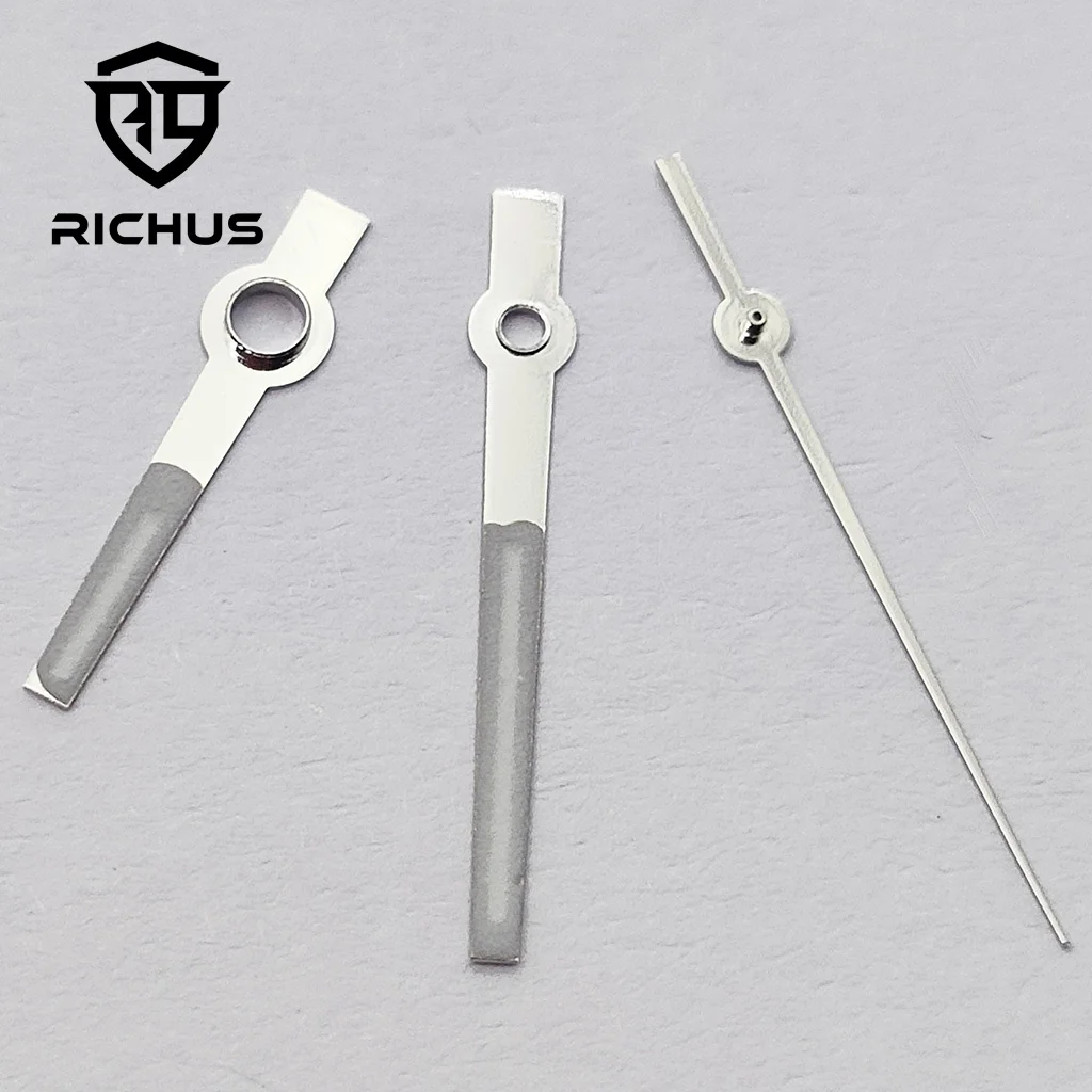 RICHUS NH35 Watch Hands Silver Gold Rose gold Watch Hands Green Luminous Fit NH35 NH36 Movement