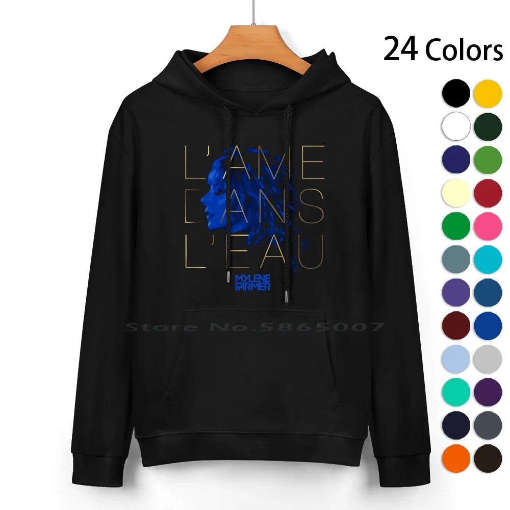 

Mylene Farmer Pure Cotton Hoodie Sweater 24 Colors Mylene Farmer Nevermore Tournee Des Stades Forever Gold Mylène Jeanne