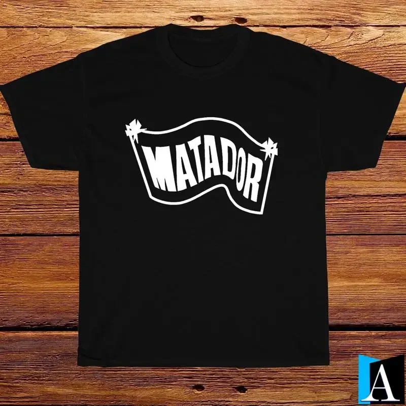 T Shirt Matador Records Artists Label Logo Black White Grey Navy S 3XL