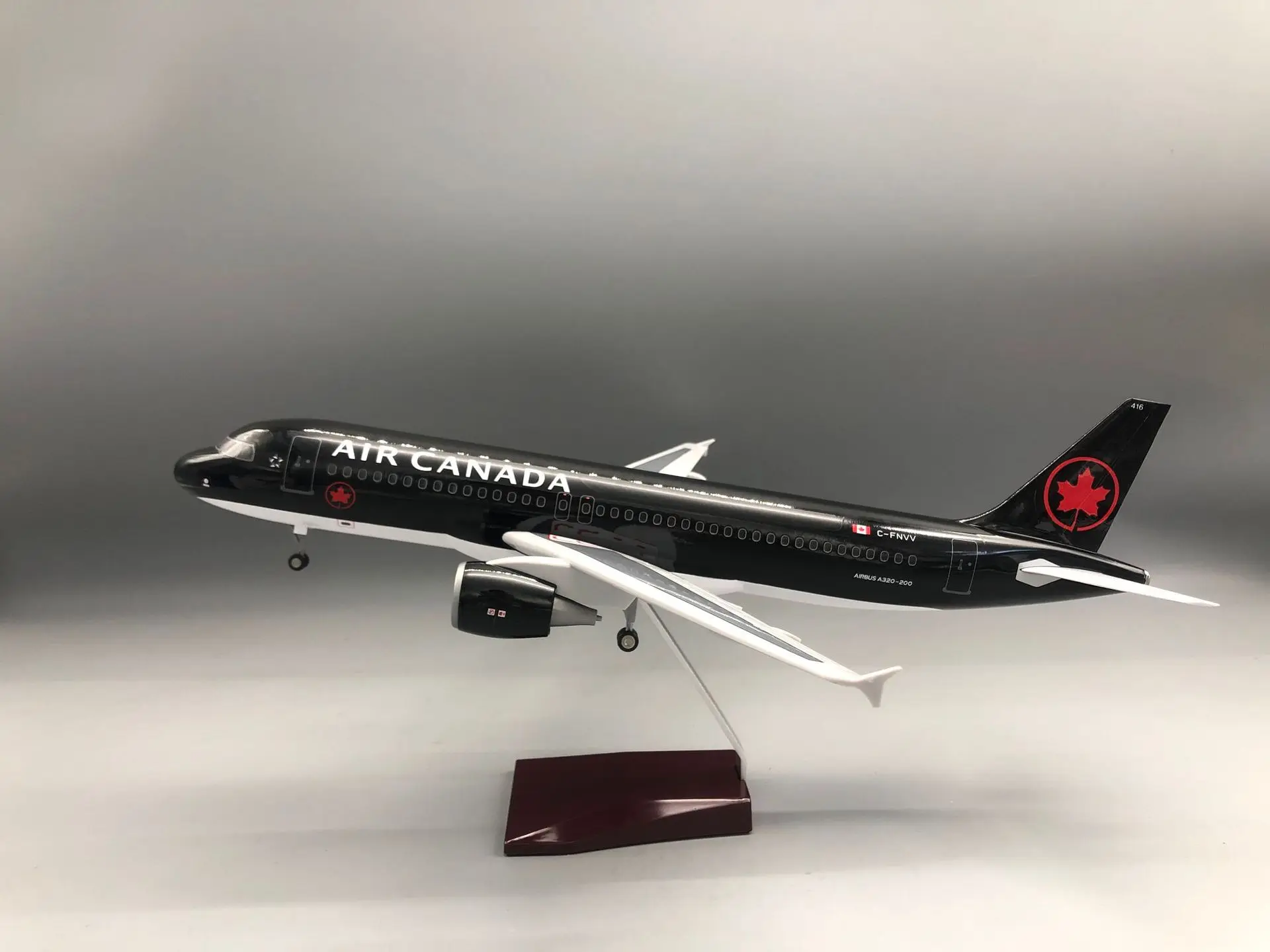 1/80 Canada A320 Diecast Resin Airplane Model Simulation Of Static Model Aircraft For Aviation Enthusiasts Gifts Or Decorations