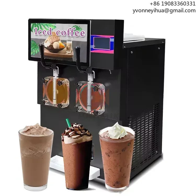 Commercial Multifunction Juice Dispenser Frozen Yogurt Slush Machine /Iced Coffee Beer Snow Top Cap Casnacks Machine