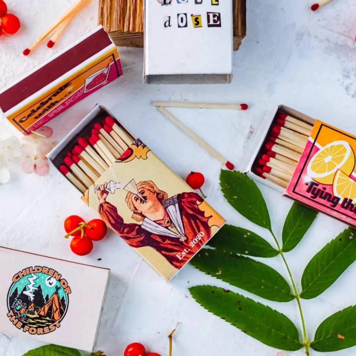 

BUSINESS LOGO custom Matchbox / bulk matches / favor for customers / Business matches / marketing materials / inexpensive favor