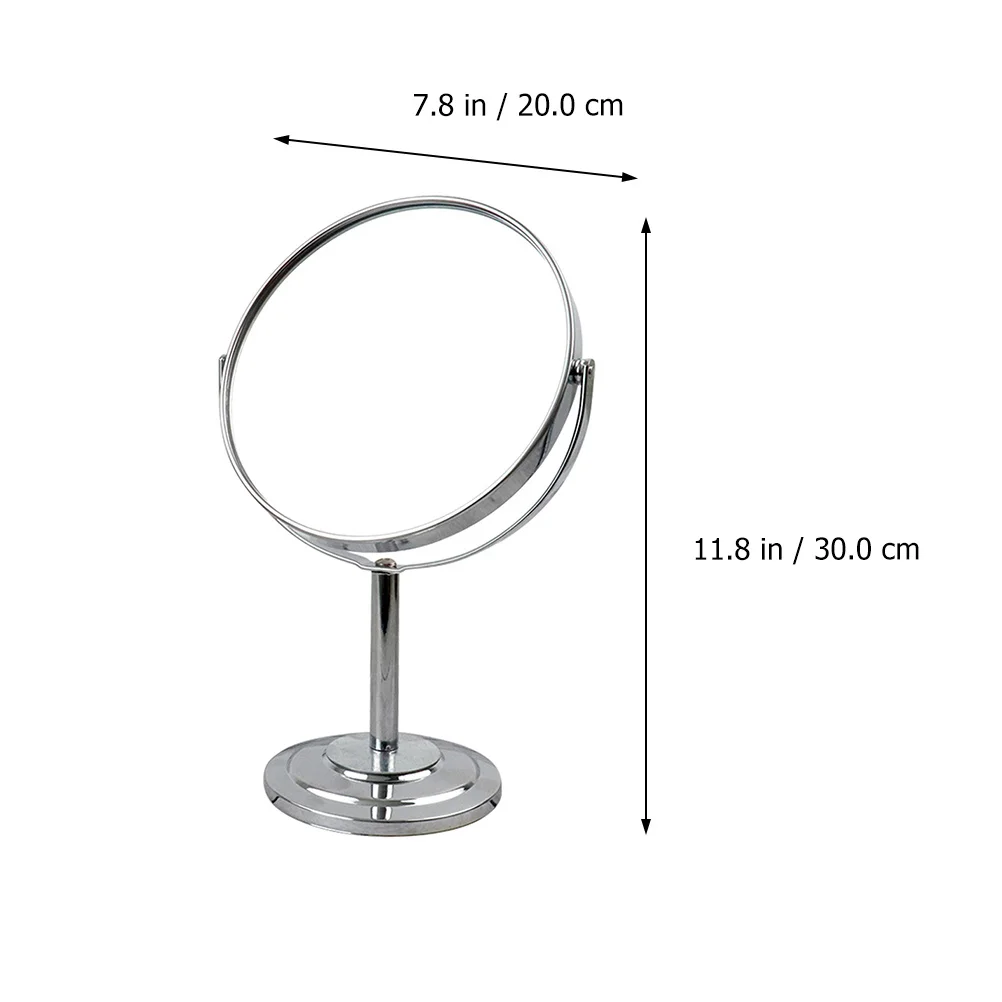 1 szt. Lusterko kosmetyczne powiększające 10X, dwustronne, obrotowe o 360 stopni, lusterko stołowe do sypialni, toaletki, do pielęgnacji skóry