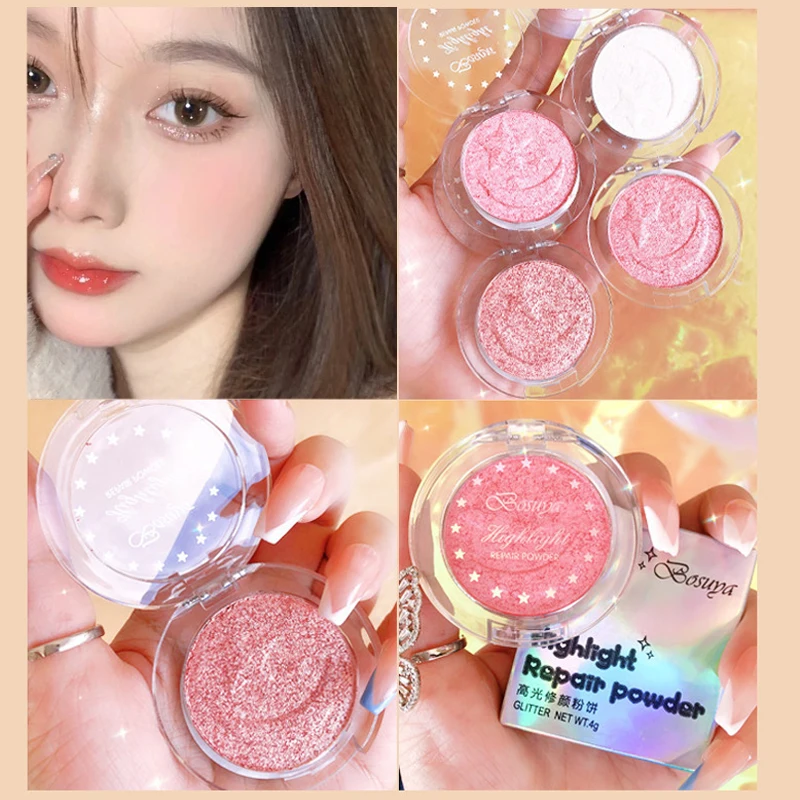 

Girl Blush Peach Cream Matte Highlighter Makeup Blush Palette Cheek Contour Blush Cosmetics Blusher Shiny Eyeshadow Palette