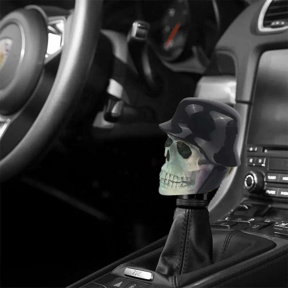 Universal Manual Wicked Skull Head Gear Stick Shift Gear Lever Transmission Shift Accessorie Knob Car Manual Unique Shifter Y5M9