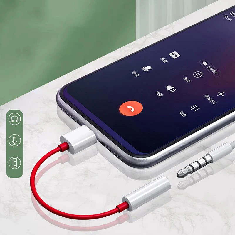 Adaptateur de connecteur de téléphone pour Oneplus, téléphone Android, USB Type C à 3, 5mm, écouteur Jack, câble, répartiteur audio, 1 pièce