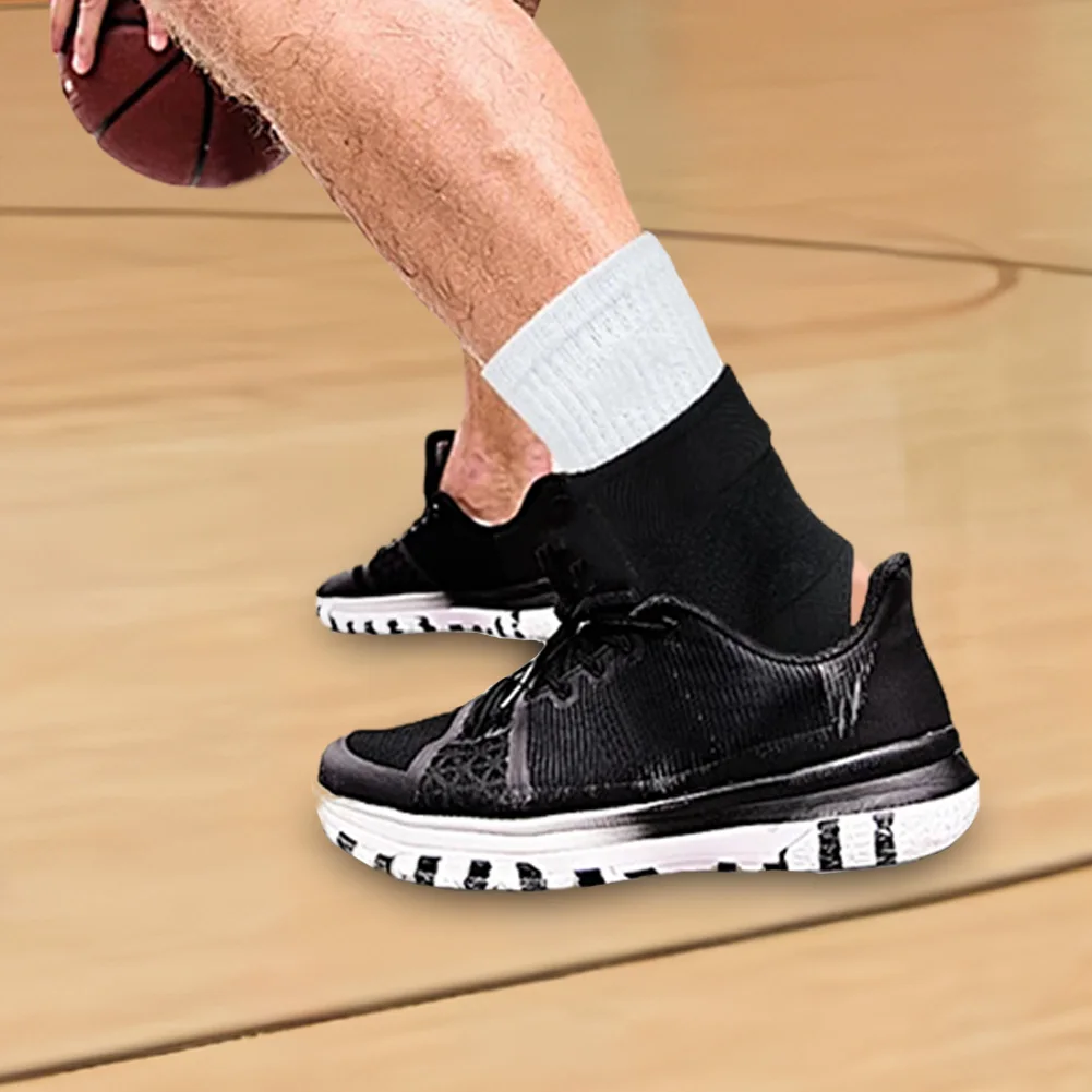 زوج واحد من وسادة دعم الكاحل بأكمام ضاغطة لكرة القدم وكرة القدم والكرة الطائرة وواقي الكاحل الرياضية للرجال والنساء #2