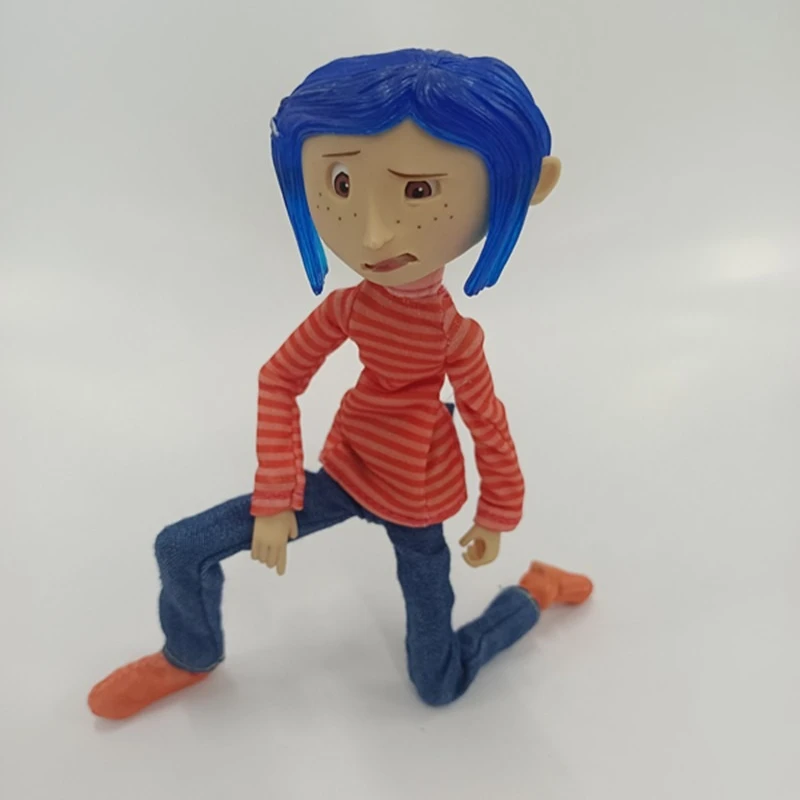 18 cm Nieuwe Coraline & De Geheime Deur Caroline Figuur Perifere Model Gewrichten Kan Bewegen Desktop Decoratie Ornamenten Kids Gift speelgoed
